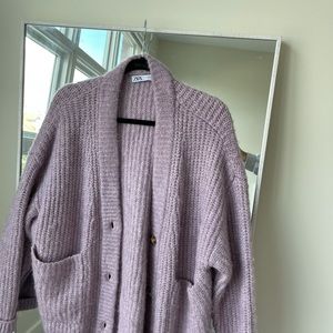 ZARA oversized cardigan